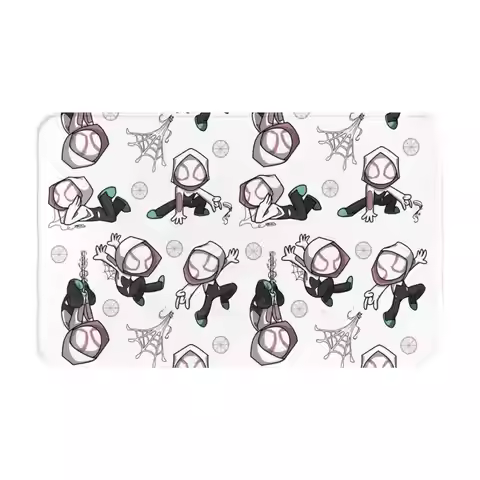 Lil Spider-Gwen Comfortable Door Mat Rug Carpet Foot Pad Spider Gwen Spidergwen Mini Chibi Gwen Stac