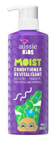 Aussie Total Miracle Moisture Curly Kids Shampoo Conditioner Detangler | Coil Volume Taming Cream Le