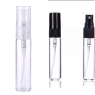 BOTTLE PERFUME SPRAY JENIS KACA 3ML / 5ML / 10ML GLASS BOTTLE FOR SPRAY PERFUME Black/Transparent