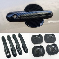 bochang For KIA FORTE 2009-2014 carbon fiber pattern car door handle bowl cover trim,FORTE outer door handle garnish