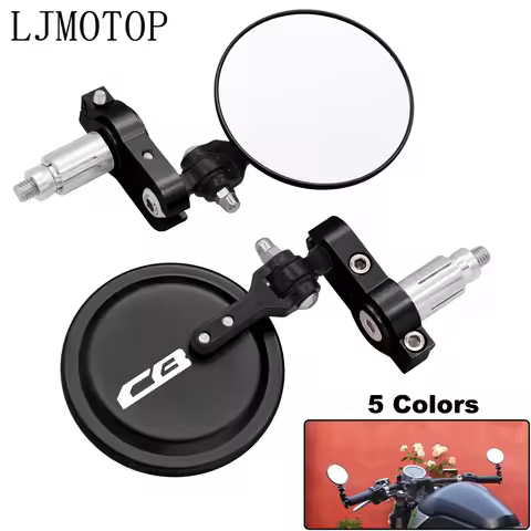 For Honda CB650R CB 650R CB 650R 2019 2020 Motorcycle Rear View Mirrors Round 7/8" Handle Bar End Fo