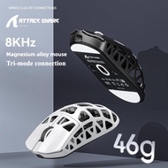 Attack Shark R3 PAW3395 Magnesium alloy three-mode wireless mouse Bluetooth e-sports game special bo