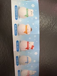 Sanrio hello kitty雪人公仔