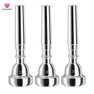 3 Pack Trumpet Mouthpiece, 7C 5C 3C Silver Plated Mouthpiece for Beginners, Professional Players