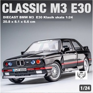 Diecast car bmw M3 E30 CLASSIC 1:24 scale large size Metal Alloy Series