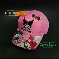 GIRLS' HATS - 3D KUROMI BOYS CAP 2-6 years old children's fashion