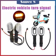 1pair Ebike Turn Signal Lights Indicator Electric Bicycle LED Tail Light Replacement 48-60v