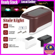 LED Solar Powered Lamp Solar Fence Light Deck Stairs Lamp Outdoor Garden Balcony Walkways Lamp Lampu