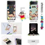 🇰🇷 Crayon ShinChan Sleeping Pattern Samsung Galaxy Z Flip3 超薄超輕 Slim Case / Flip 3 透明 加強保護四角 Clear C
