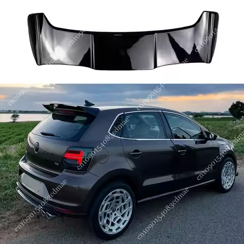 Bat man Style Rear Spoiler For Volkswagen POLO MK5 6R 6C Standard 2010-2017 Rear Trunk Roof Wing Lip