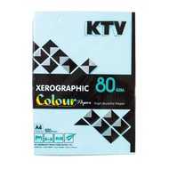 กระดาษสีถ่ายเอกสาร A4 80 แกรม KTV