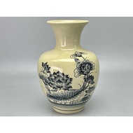 Lotus Vase H28 Traditional Chu Dau Ceramic