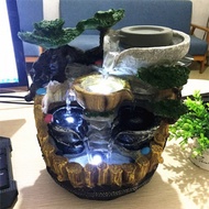 Source Supply Flowing Water Rockery Fountain Feng Shui Wheel Money-lucky Office Tea Desktop Small Front