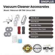 Roborock QR 798 and Qrevo 5AE Accessories Kit | Replacement Filters, Mop Cloths, Brushes for Vacuum 