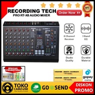 Recording Tech Pro-Rtx8 8 Channel Professional Audio Mixer Terbaru