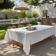 Polyester Tablecloth Stain Wrle Resistant Washable Cloth Decor Table Cover For Dining Tables,Buffet 