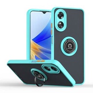 Sky Blue Oppo A58 5G/A78 5G 手機殼 環形磁吸支架 全方位保護膚感保護套(平行進口)