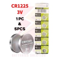 Lithium Battery CR1225 Electronic Coin Cell Button Batteries 3V LM1225 BR1225 KCR1225 CR 1225 Watch 