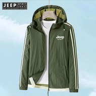 Jeep Spirit 1941 Estd sun protection jacket UV sun protection jacket ultra-thin sun protection set l