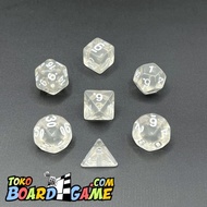 7 Dice Polyhedral Spectral Dice Set + Pouch | Rowons & Dragons | Board Game