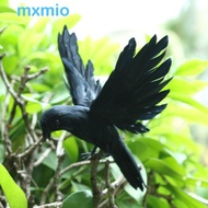 MXMIO Fake Crow Bird Deter DIY Festival Decor Artificial Decorative Fake Crow Statue
