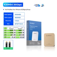 ORICO | ORICO K20Mini Magnetic External SSD for iPhone 17 16 Pro/Max ProRes 2000MB/s 4K ProRes HDR R