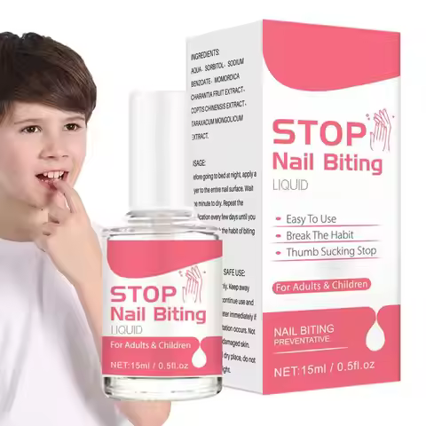 Liquid To Stop Nail Biting 0.5fl oz/15ml Anti Bite Nail Polish Anti Nail Biting For Kids Care For Al