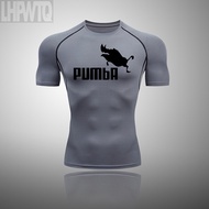 store NEW 2021 Brand Rash Guard Running Shirt Men Tshirt Short Sleeve Compression Shirt Gym Tshirt F