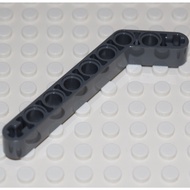 [1 Piece] LEGO Technic Curved Thick Bar 1x9 (7 - 3), Dark Gray ID 6276837 42160