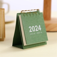 2024 New Year Mini Desk Calendar Cute Desktop Decoration Creative Calendar Daily Scheduler Planner Yearly Agenda Organizer for Home Office