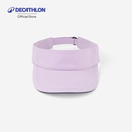 Decathlon Tennis Visor Tv 100 56 Cm Open Head Hat 100 Size 56 Cm.-Purple