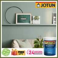 JOTUN 1L 6350 SOFT TEAL Majestic Sheen Easy Clean Matt Cat Dinding Dalam Rumah Kilat Boleh Cuci Inte
