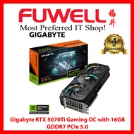 FUWELL - Gigabyte RTX 5070Ti Gaming OC 12GB GDDR7 PCIe 5.0 [3 Years Local Warranty 4th Year Register