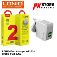 LDNIO A2203 2-PORT 5V 2.4A SMART TRAVEL USB CHARGER ADAPTER WALL FOR IPHONE X SAMSUNG XIAOMI HUAWEI 