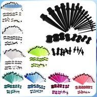 [xbnmpzi] 36x Ear Gauge Stretching Kit Acrylic Expander Tapers Plugs Set 14G-00G