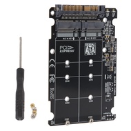 2 in 1 M.2 NVMe SATA U2PCB M.2 NVME SSD Key M Key B SSD to U.2 SFF-8639 Adapter PCIe M2 Converter De