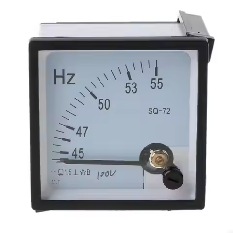 37ME Ammeter Analog Tester 45-55Hz Multimeter Pointer Type Power Meter