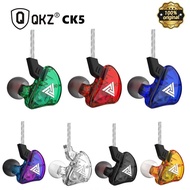 Qkz Ck5 In-Ear Earphones Stereo Sport Headset Music Noise Cancelling with Microphone  Fon telinga Qk