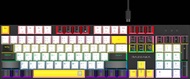 คีย์บอร์ด Razeak รุ่น RK-X61 Pro Hotswap Blue/Red Switch Anti-Ghost 100% ตั้ง Marco ได้ มีประกัน ขาว