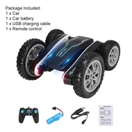 LKH Vortex 898A 2.4G Double Side Body RC Stunt Car 360 Spin Anti-collision LED Light Remote Control 