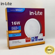 INLITE COB Outbow Slim Round Square Panel Lamp INSS602S 7.5W 12W 16W 18W 21W DOWNLIGHT White