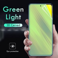 Xiaomi Mi Poco X3 F2 Pro Mi 9T 10T Pro Redmi Note 9S 9 8 7 Pro 9A 9C 7A Hydrogel Film Screen Protector Soft Full Cover Green Light Eye Protection Front Film