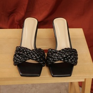 FOI Kylie Black Women's Heels Sandals