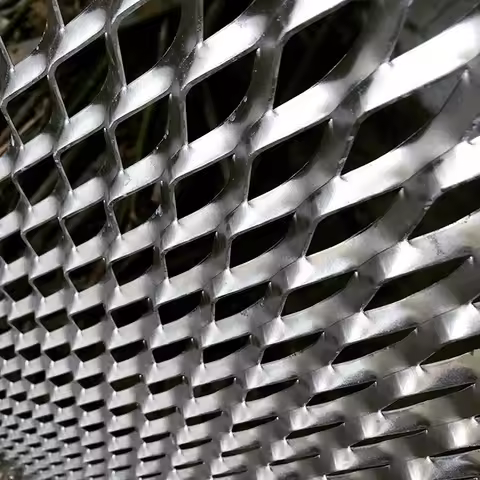 Popular decorative PVDF Aluminum frame steel mesh steel mesh siding Rabis Wire Expanded Mesh