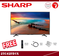 [ Delivered by Seller ] SHARP 42" inch Full HD LED TV 2TC42FD1X
