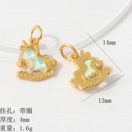 New Style KT board wall stickers pendant Necklace pendant Ancient Method Matte Gold Cute Cartoon Uni