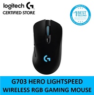 Logitech G703 Hero Lightspeed Wireless RGB Mouse 910-005642 2 Years Local Warranty