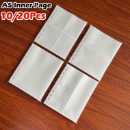CLEIGHTEEN8H Multiple Pockets Sleeve, A5 PP Acid Free Photocard Binder Sheets, Transparent Photo Alb
