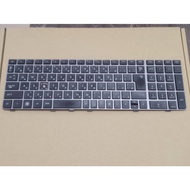 HP Probook 4530s 4535s Silver & Black Frame US Layout Version Laptop Keyboard,646300-291,( KN 556 )