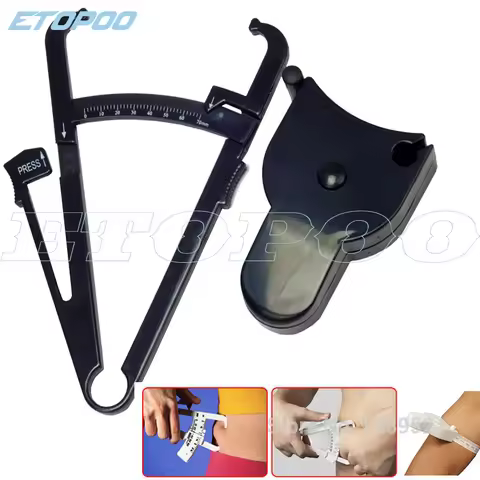 Health Care Skinfold Body Fat Caliper Body Fat Tester PLICOMETRO with Body Mass Tape with Measuremen